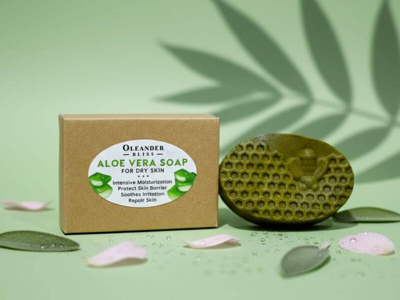 Home aloevera soap