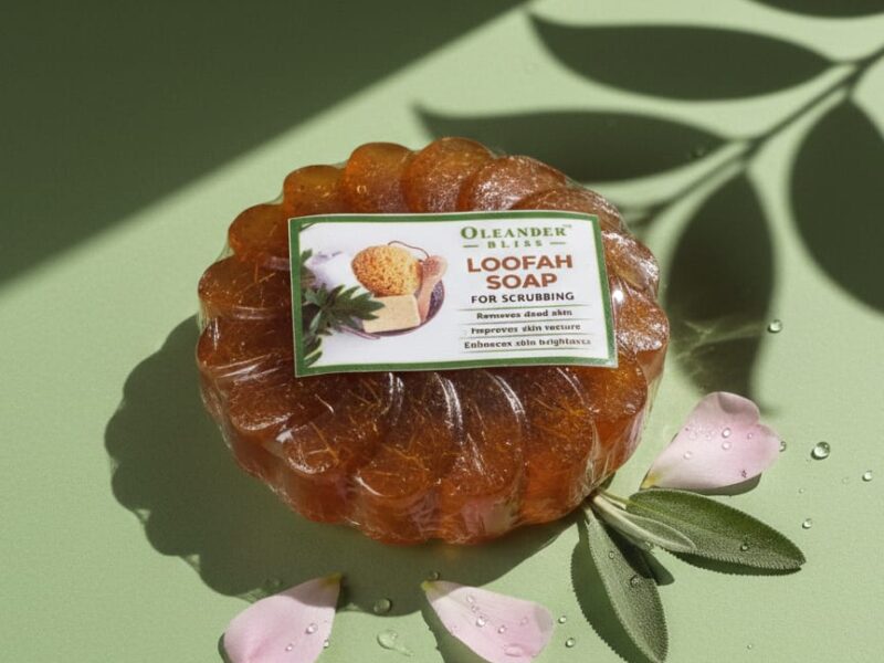 Home loofah soap
