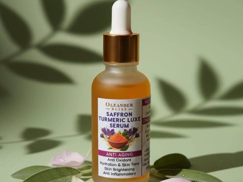 Home saffron turmeric luxe serum
